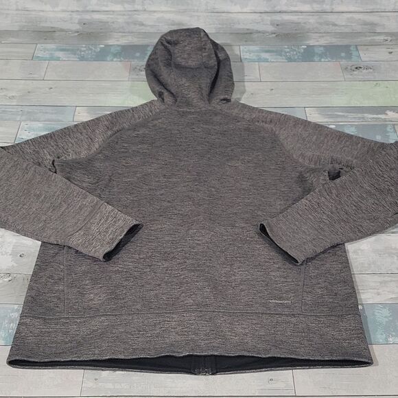 Gray Adidas Zip Up Hoodie sz X-Large - Picture 3 of 5